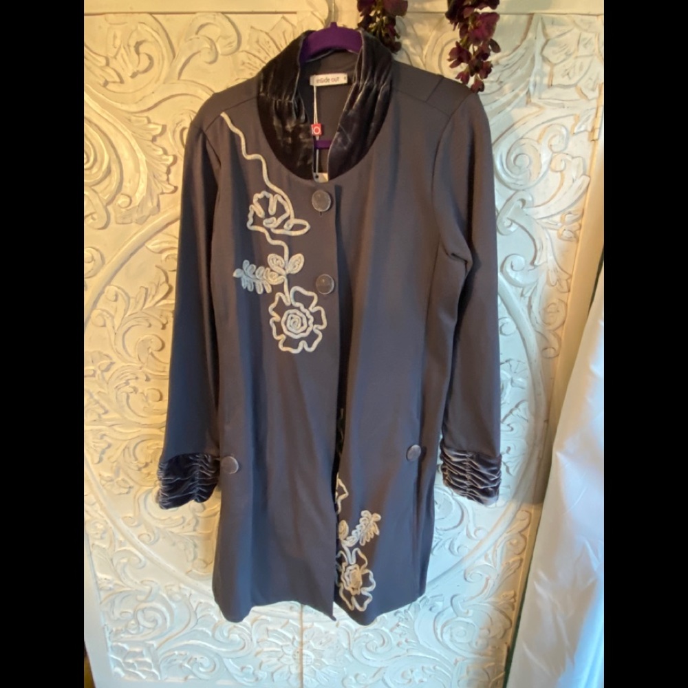 Insideout Grey European Style Coat size XXL